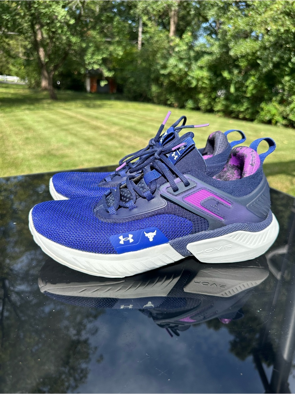Under Armour Men’s Blue and Purple Training Sneakers